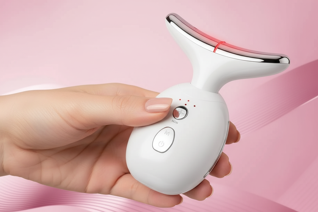 Pouce appuyant sur le bouton pour sélectionner le mode